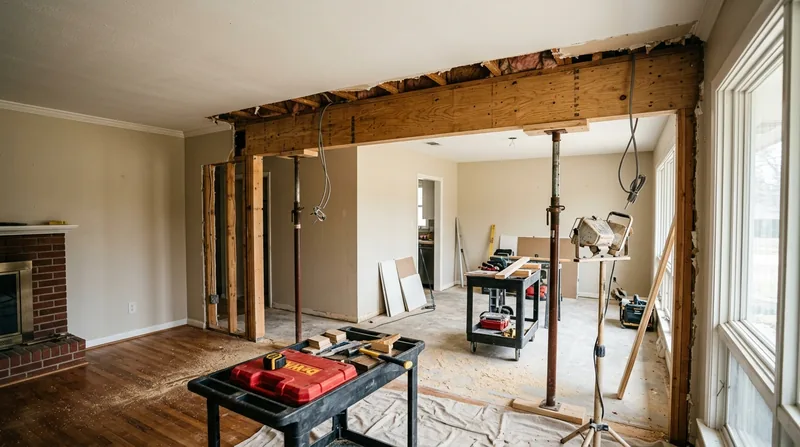 Beam Replacement & Load-Bearing Wall Removal Tulsa
